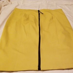 Midi length curve hugging skirt